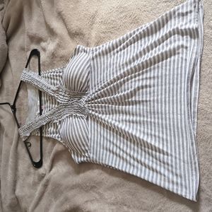 Striped Dressy Tank